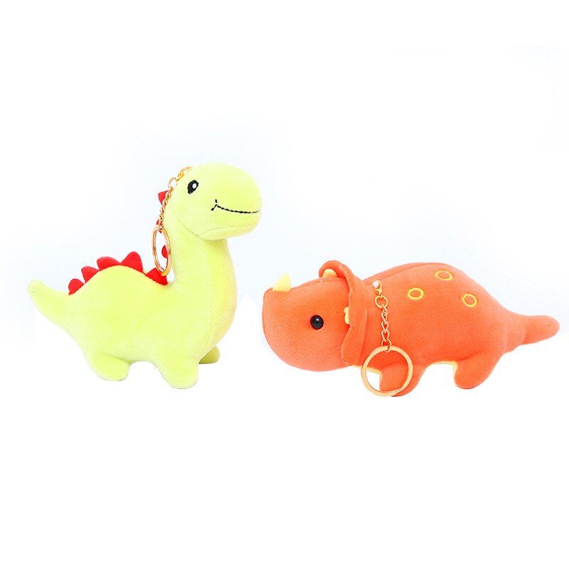 15cm Cute Cartoon Animal Plush Pendant Stuffed Dinosaur Shaped Dolls Plush Toys Ornament Decorative Tool for 1
