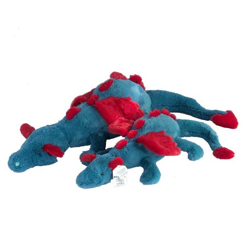 66cm Jellycat Soft Plush Toy Little Snow Dragon Plush Dinosaur Stuffed Animal Flocked Mystical NWT Soft
