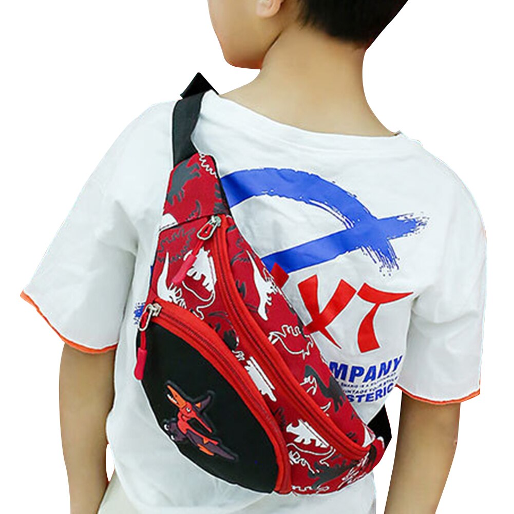 Newborn Kids Waist Pack Girl Boy Cartoon Dinosaur Chest Bag Children Belt Bag Money Pouch Baby